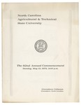 The 82nd Annual Commencement of North Carolina Agricultural and Technical State University