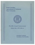 The 88th Annual Commencement of North Carolina Agricultural and Technical State University by North Carolina Agricultural and Technical State University