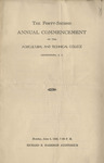 The Forty-Second Annual Commencement of the Agricultural and Technical College, Greensboro, N. C.