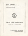 The 78th Annual Commencement, Sunday, June 1, 1969