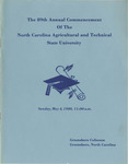 The 89th Annual Commencement Of The North Carolina Agricultural and Technical State University, Sunday, May 4, 1980