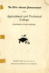1951, May 28 - The 53rd Annual Commencement of the Agricultural and Technical College