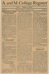 1915-03 - A. & M. College Register [Cover Only] by North Carolina Agricultural and Technical State University