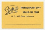 Ron McNair Day Card by North Carolina Agricultural and Technical State University