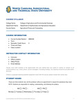 Agricultural Prices and Forecasting by North Carolina Agricultural and Technical State University