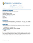 Statistical Computing and Algorithm Analysis by North Carolina Agricultural and Technical State University