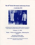 The 42nd Sit-In Movement Anniversary Events...Leadership 2002
